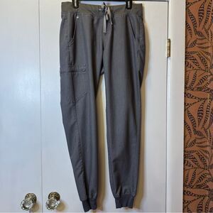 FIGS Zamora Jogger Scrub Pants Technical Collection Gray Women’s Size Med Tall